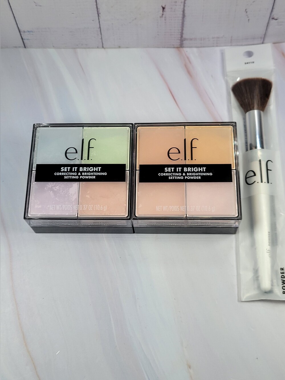 Elf Set It Bright Correcting & Brightening Setting Powder Bundle NEW RELEASE!